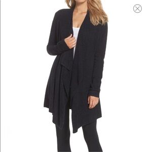 Barefoot Dreams Bamboo Chic Lite Calypso Wrap Waterfall Cardigan Sweater L/XL